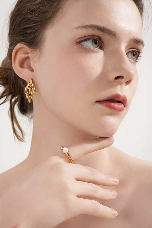 Pure Silver Glow Earrings