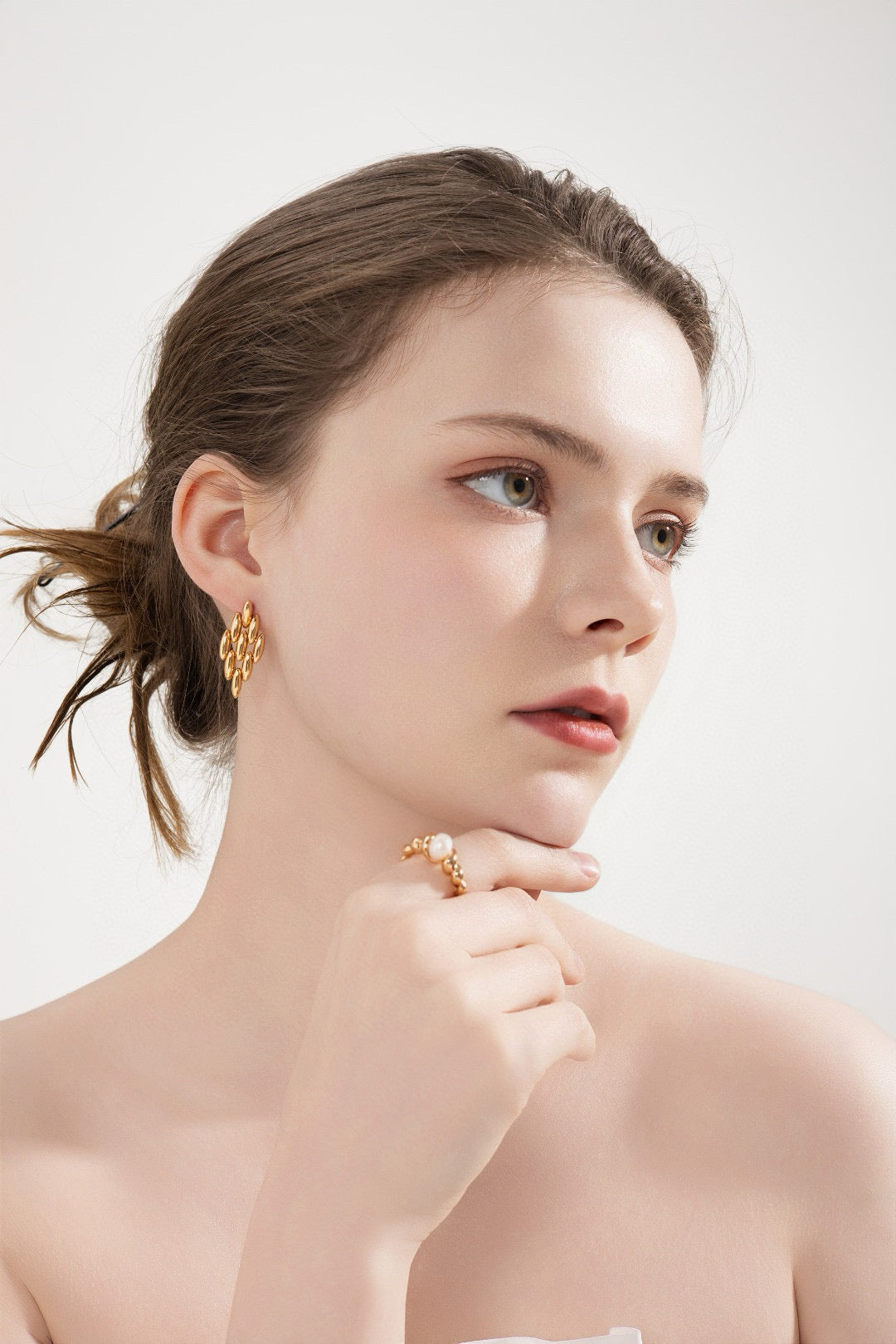 Pure Silver Glow Earrings