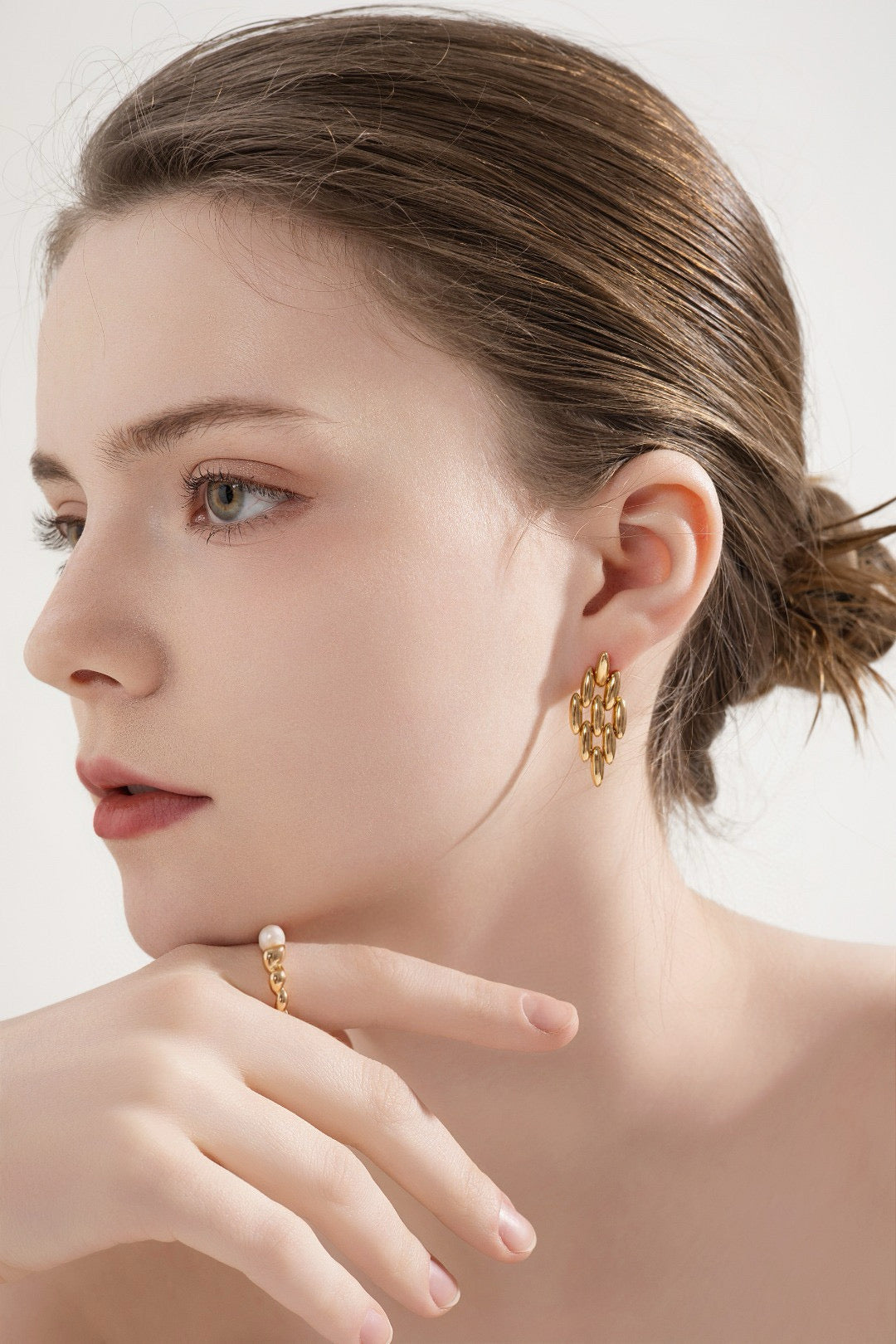 Pure Silver Glow Earrings