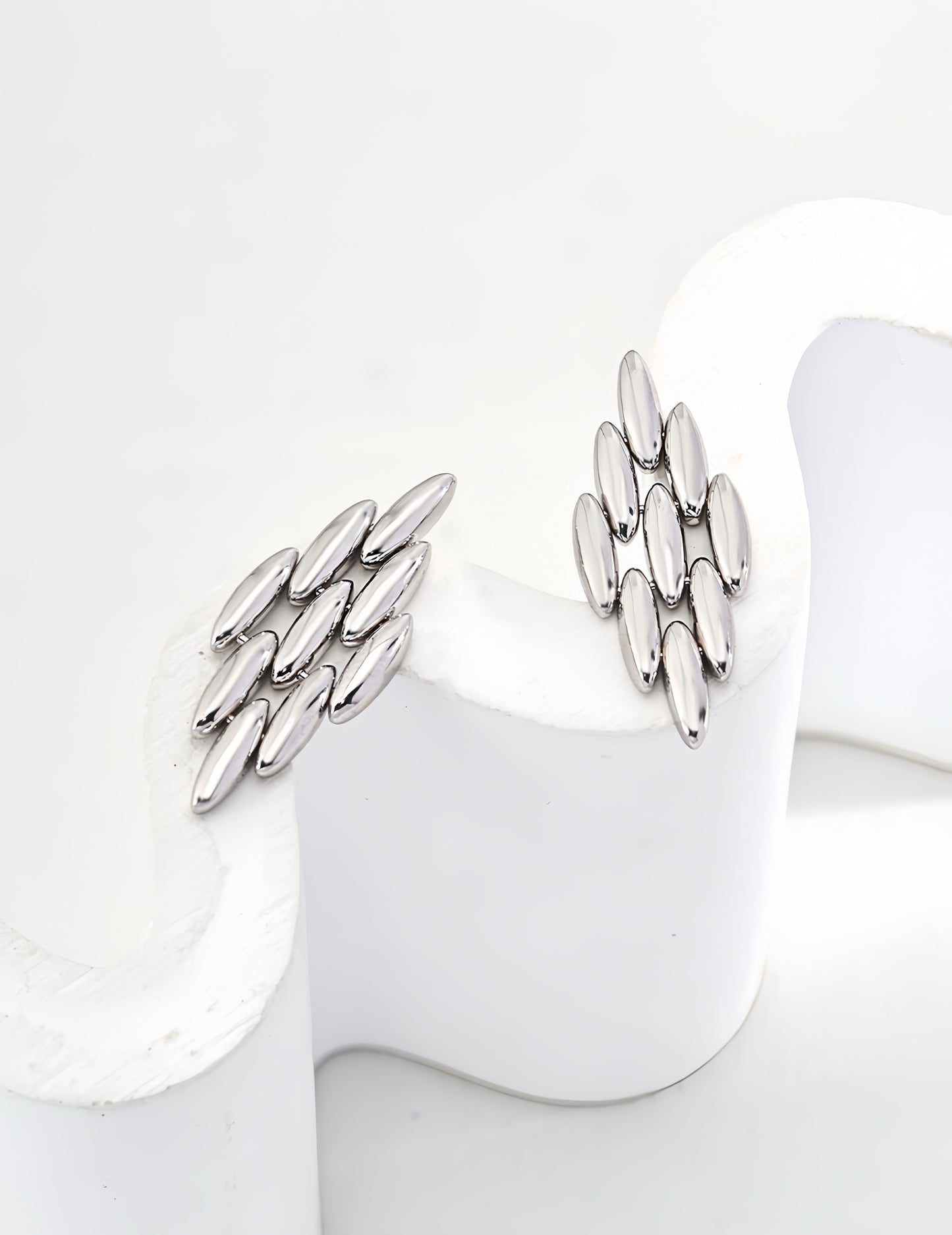 Pure Silver Glow Earrings
