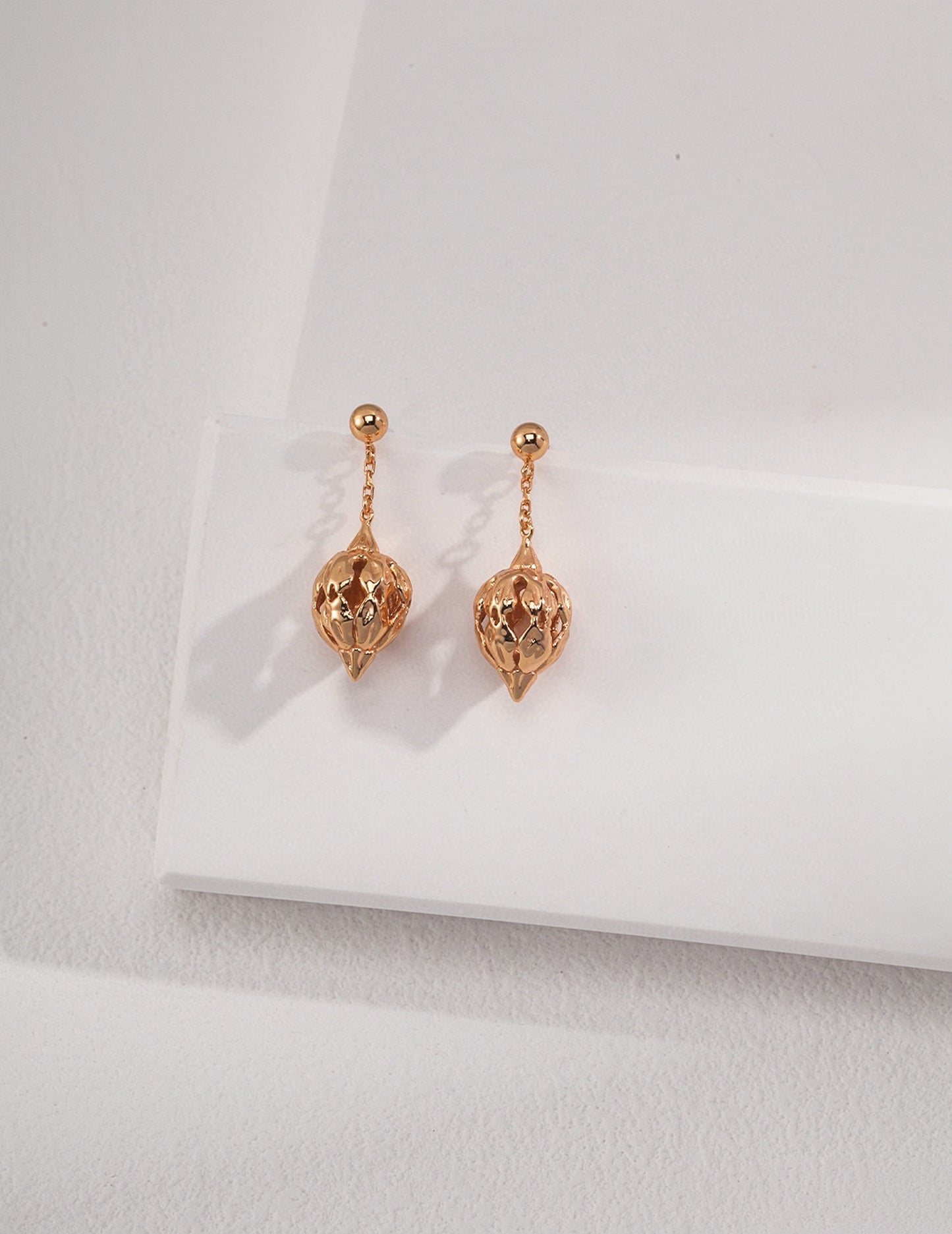 Nature Blossom Cluster Silver Earrings