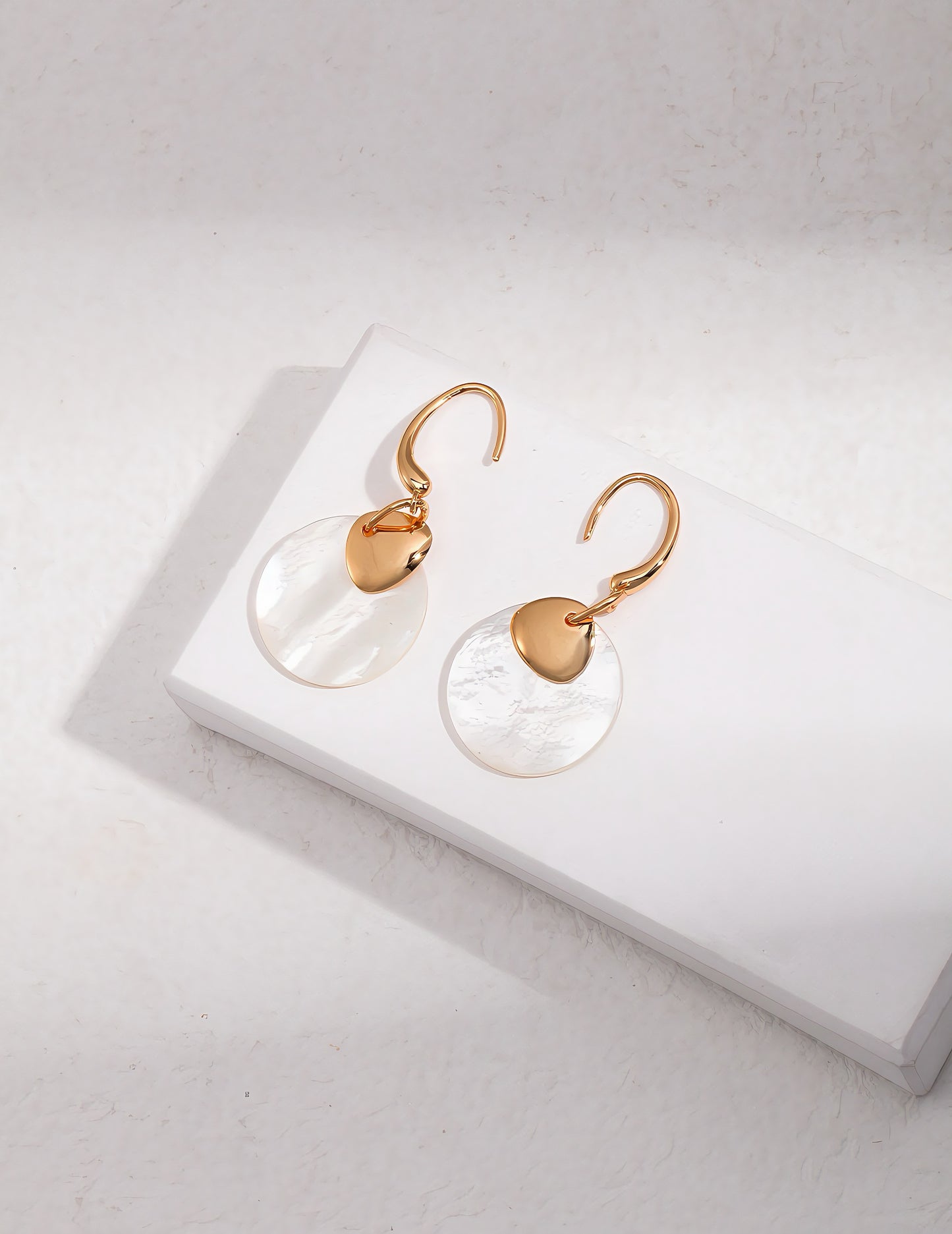 Sterling Pearl Shell Earrings