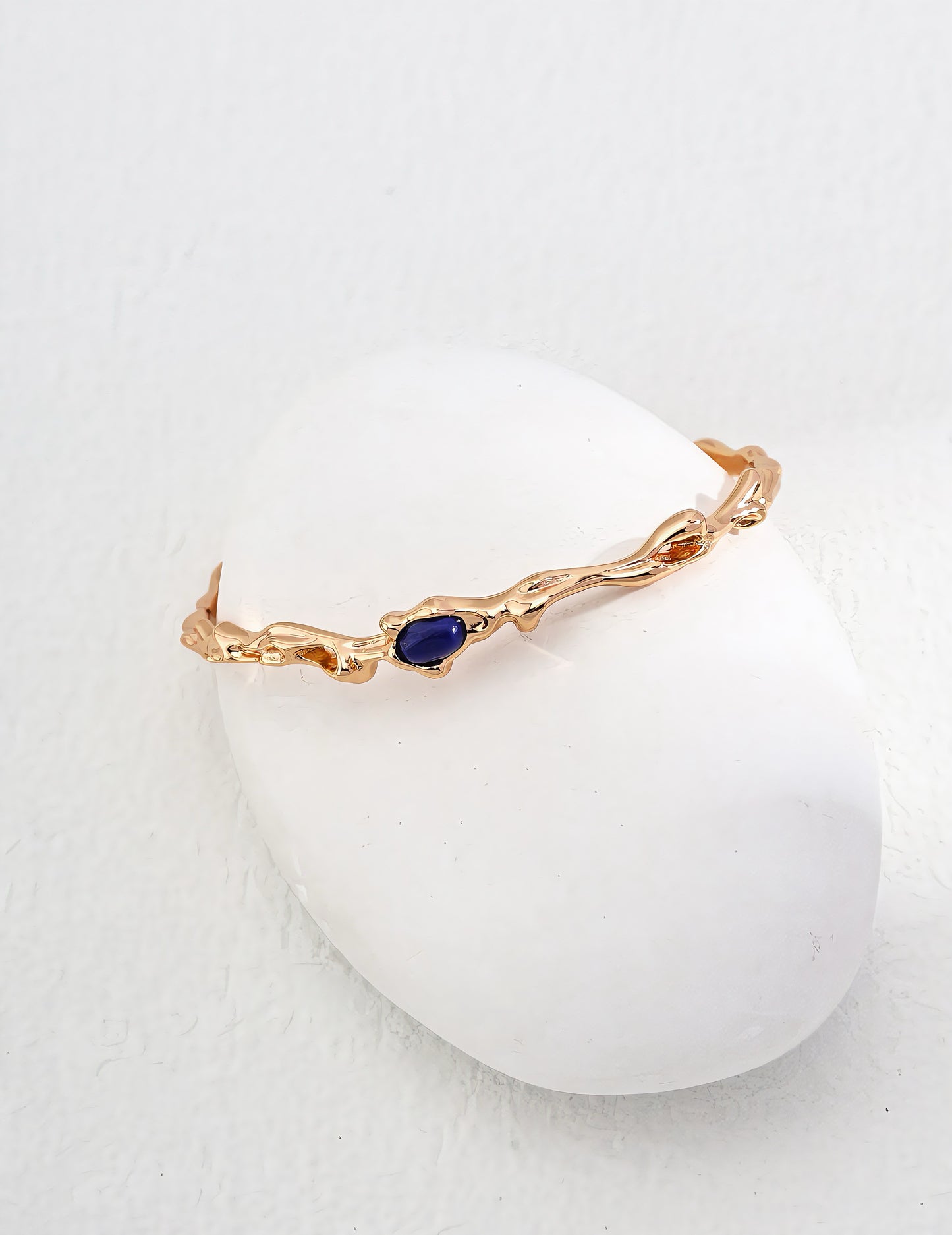 Sterling Lapis Bracelet