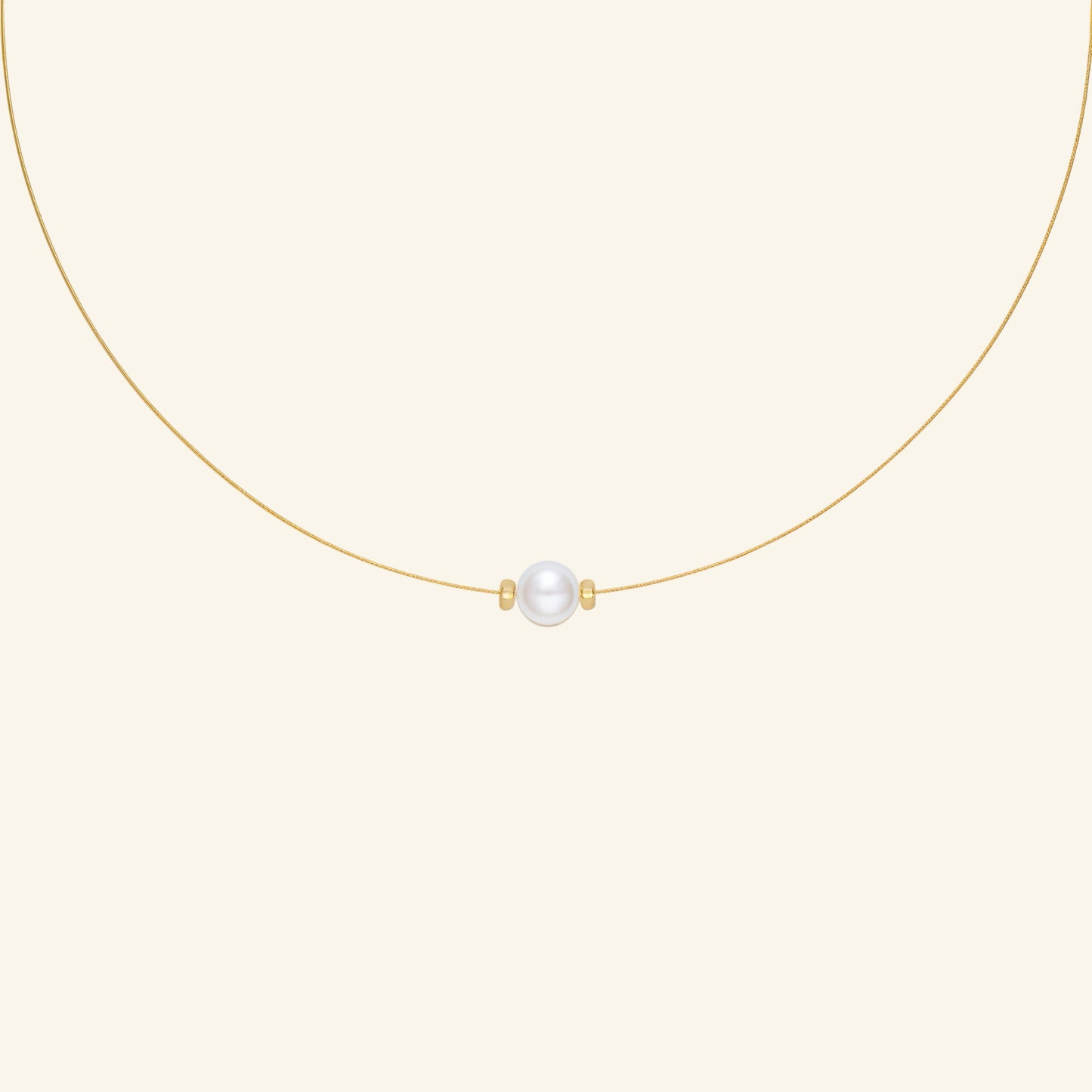 Floating Pearl Necklace