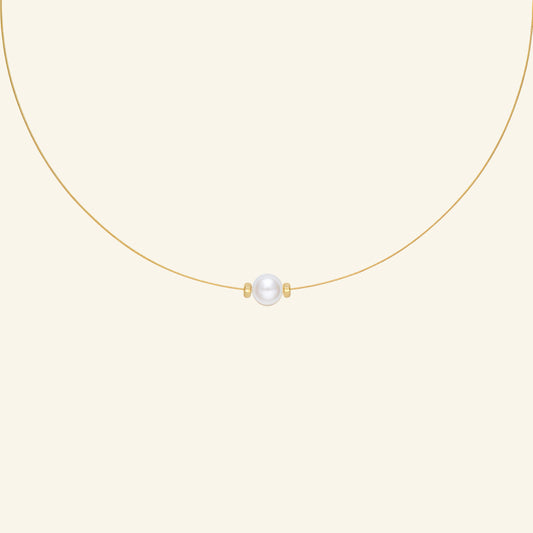 Floating Pearl Necklace