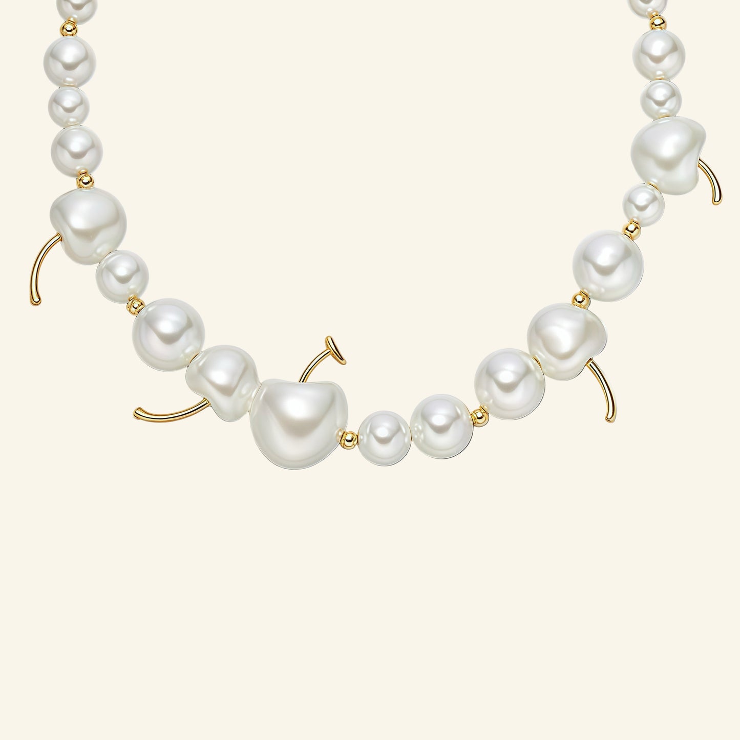 Creamy Cherry Necklace