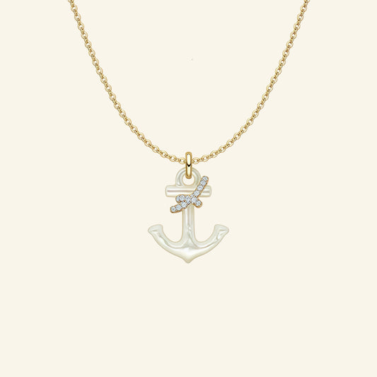 Anchor Whisper Necklace