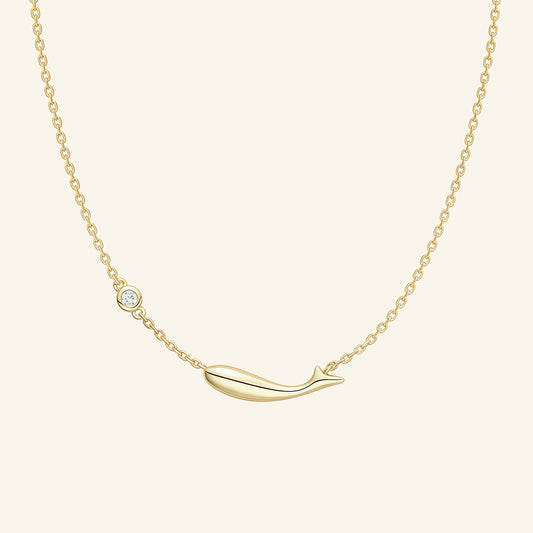 S925 Silver Koi Necklace