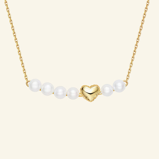 Confession Balloon Necklace – S925 Silver with Natural Pearl