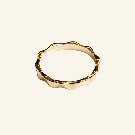 Ripple Bamboo Ring