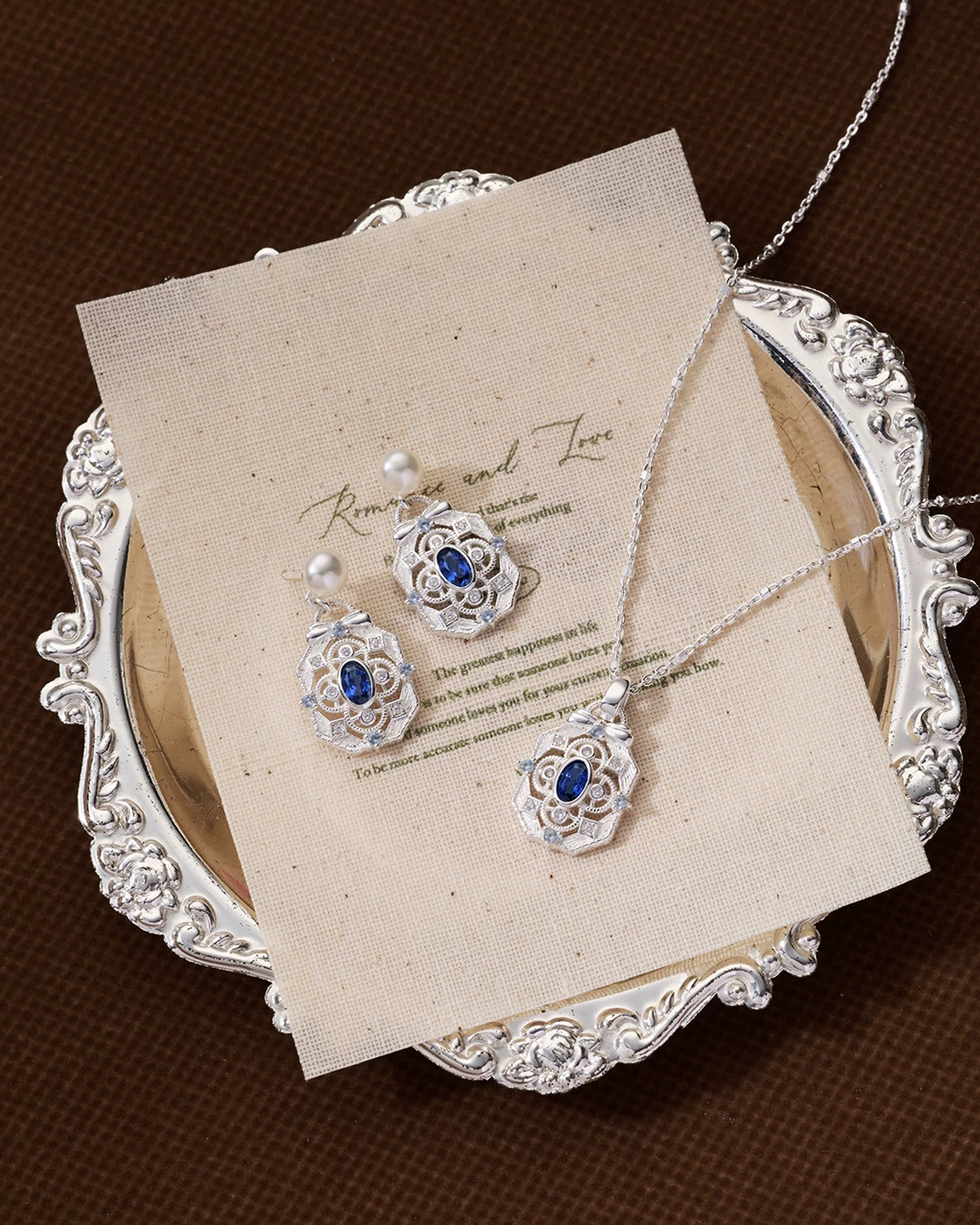 Night Script Earrings