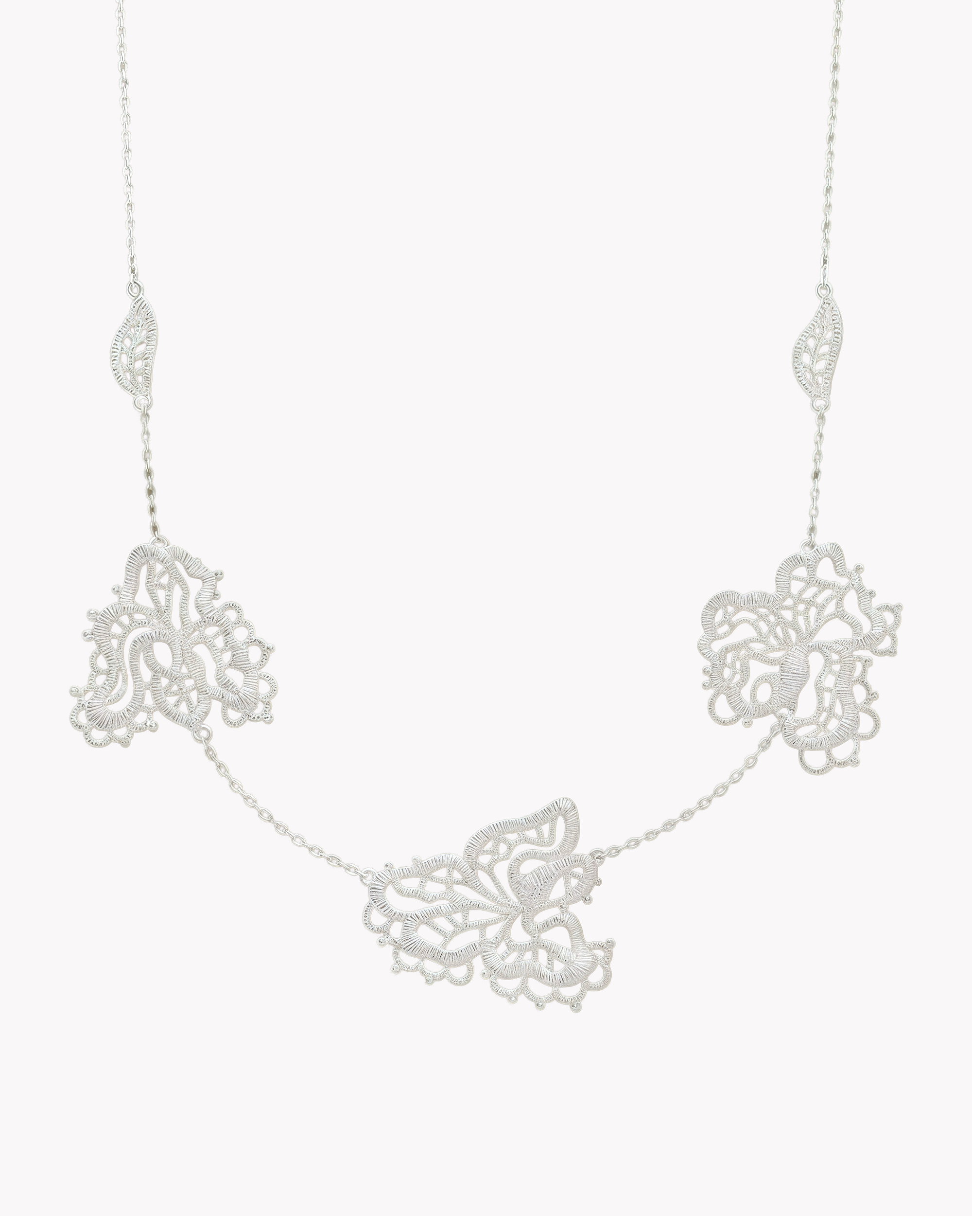 Winter Iris Necklace